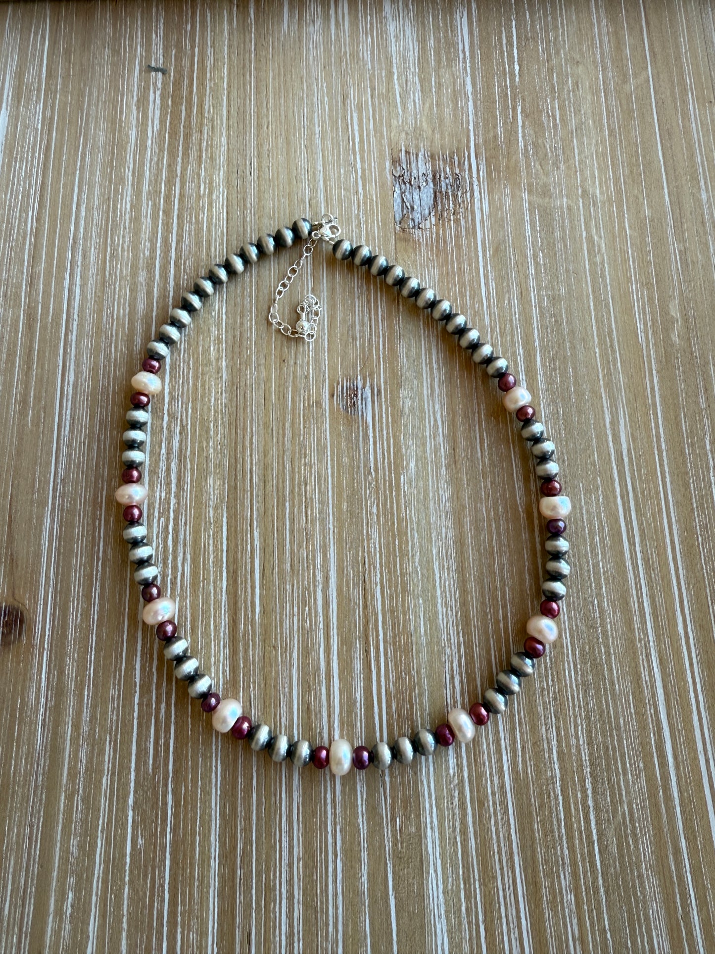 Navajo Pearl & Freshwater Pearl Necklace