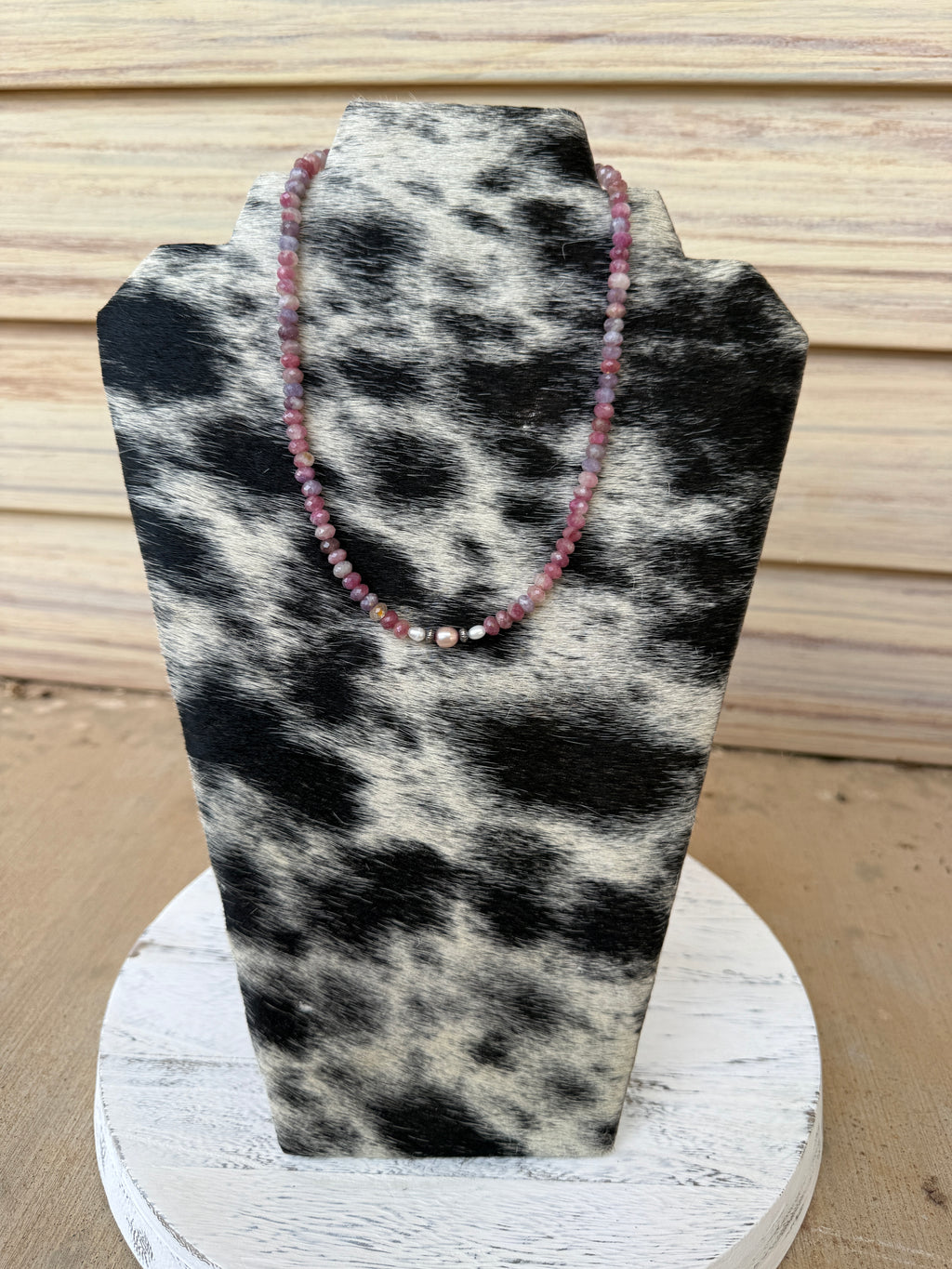 Gemstones, Freshwater & Navajo Pearl Necklace