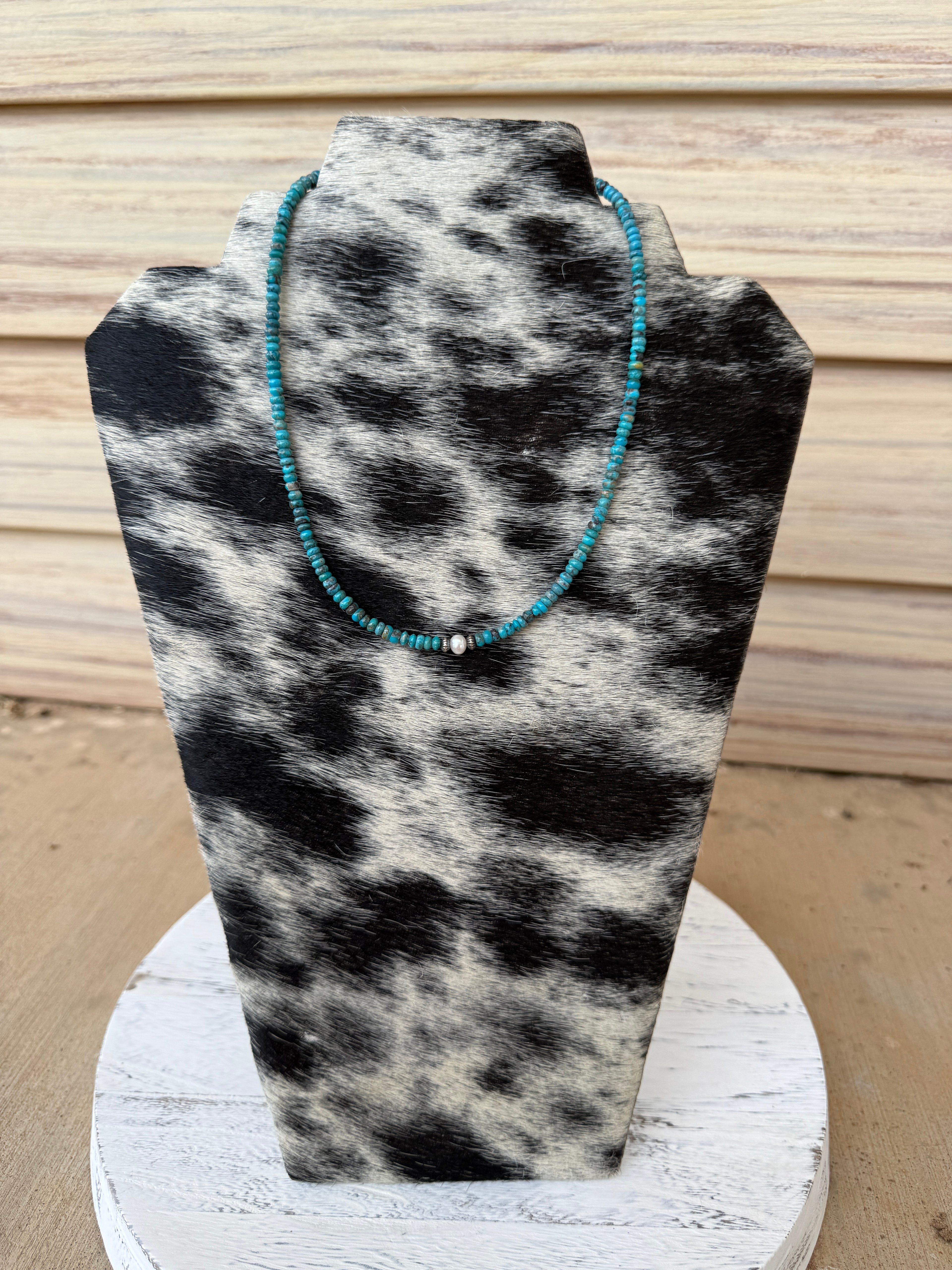 Turquoise & Pearl Necklace