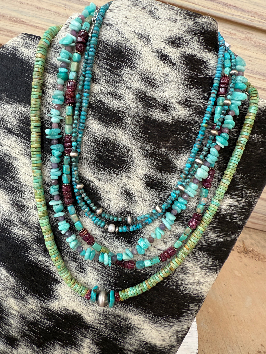 Turquoise & Navajo Pearl Necklace