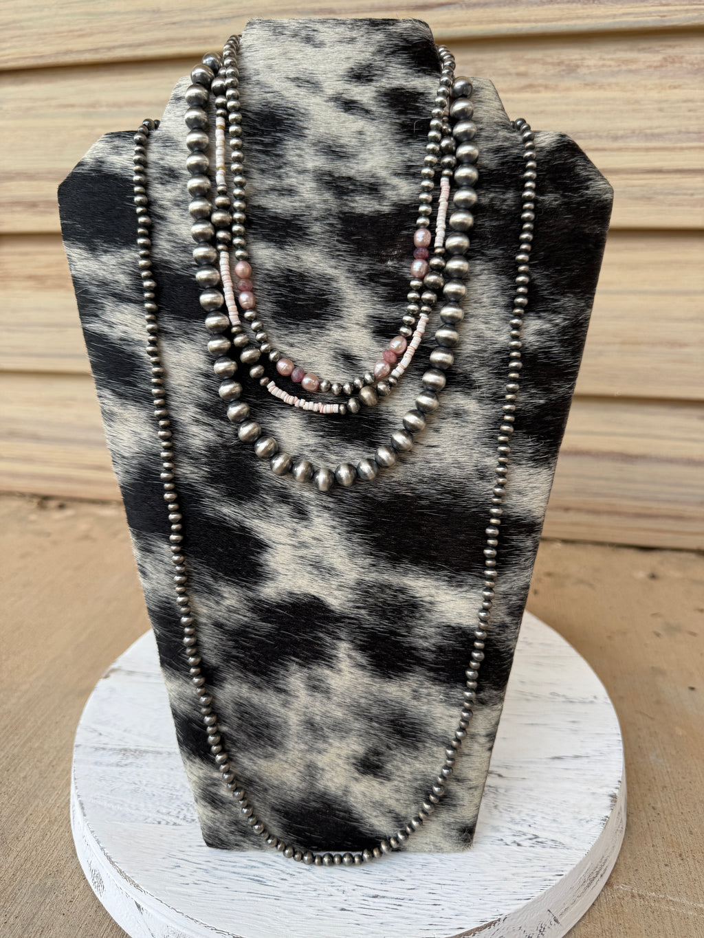 Navajo, Freshwater Pearl & Tourmaline Necklace