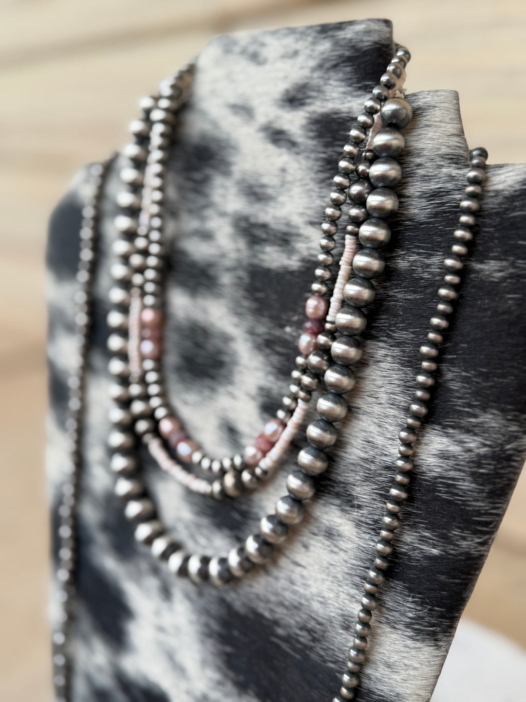 Navajo, Freshwater Pearl & Tourmaline Necklace