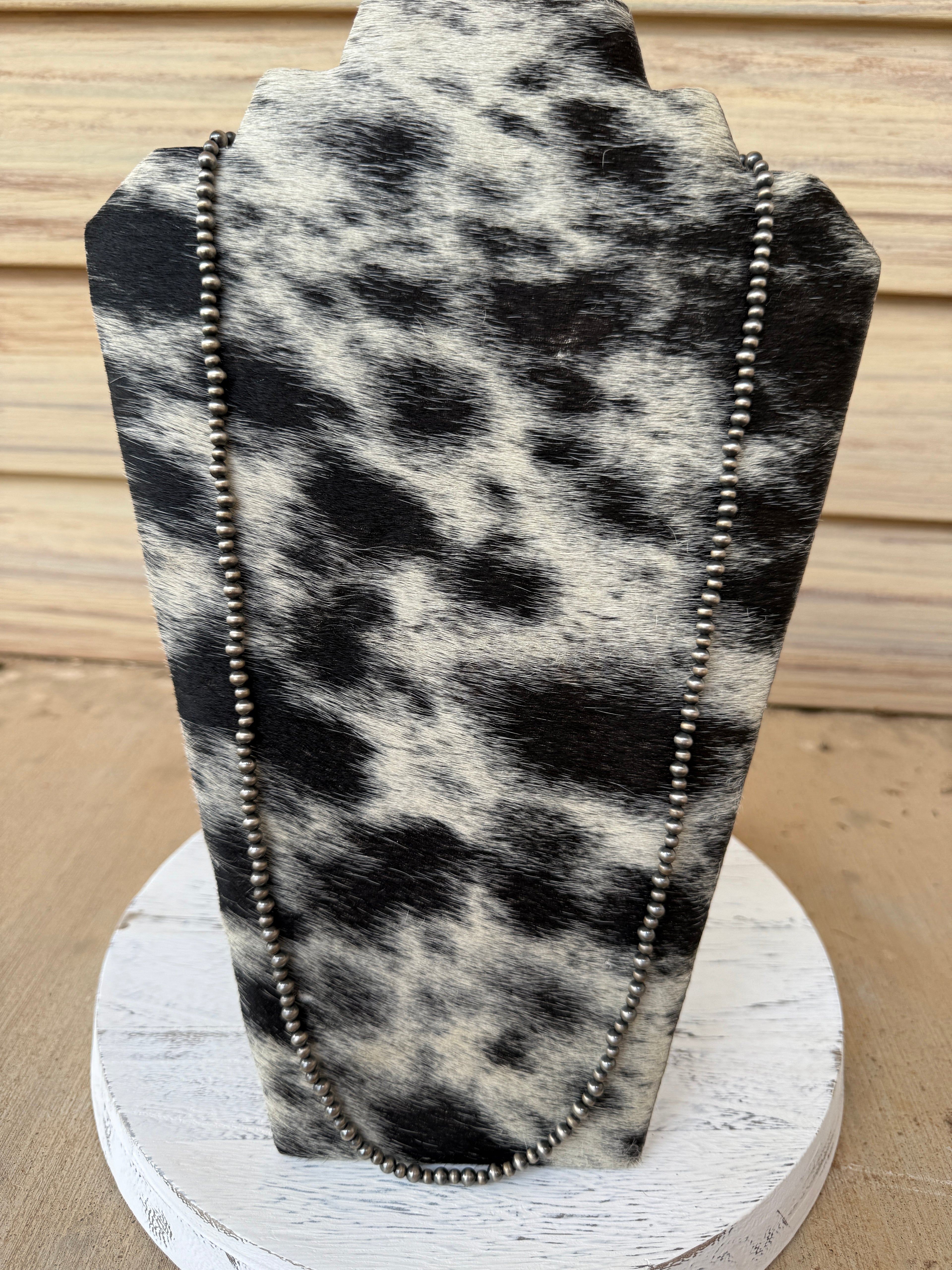 4 & 5 mm Navajo Pearl Necklace