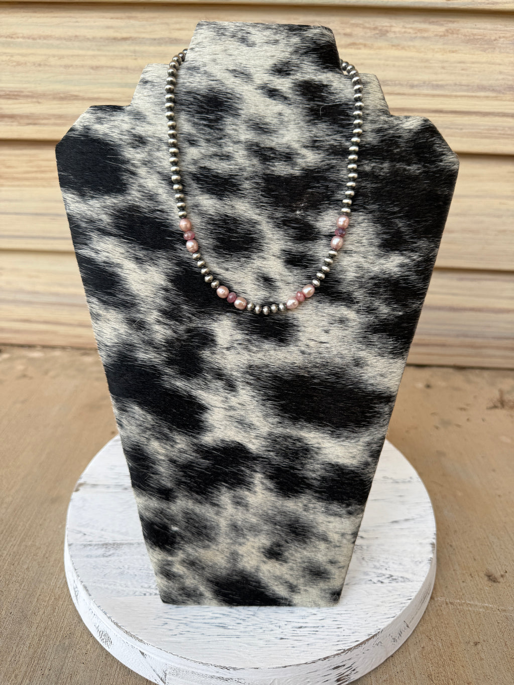 Navajo, Freshwater Pearl & Tourmaline Necklace