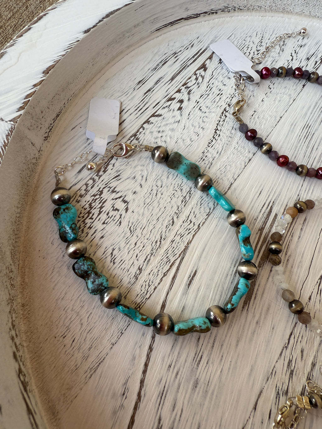 Turquoise & Navajo Pearl Bracelet