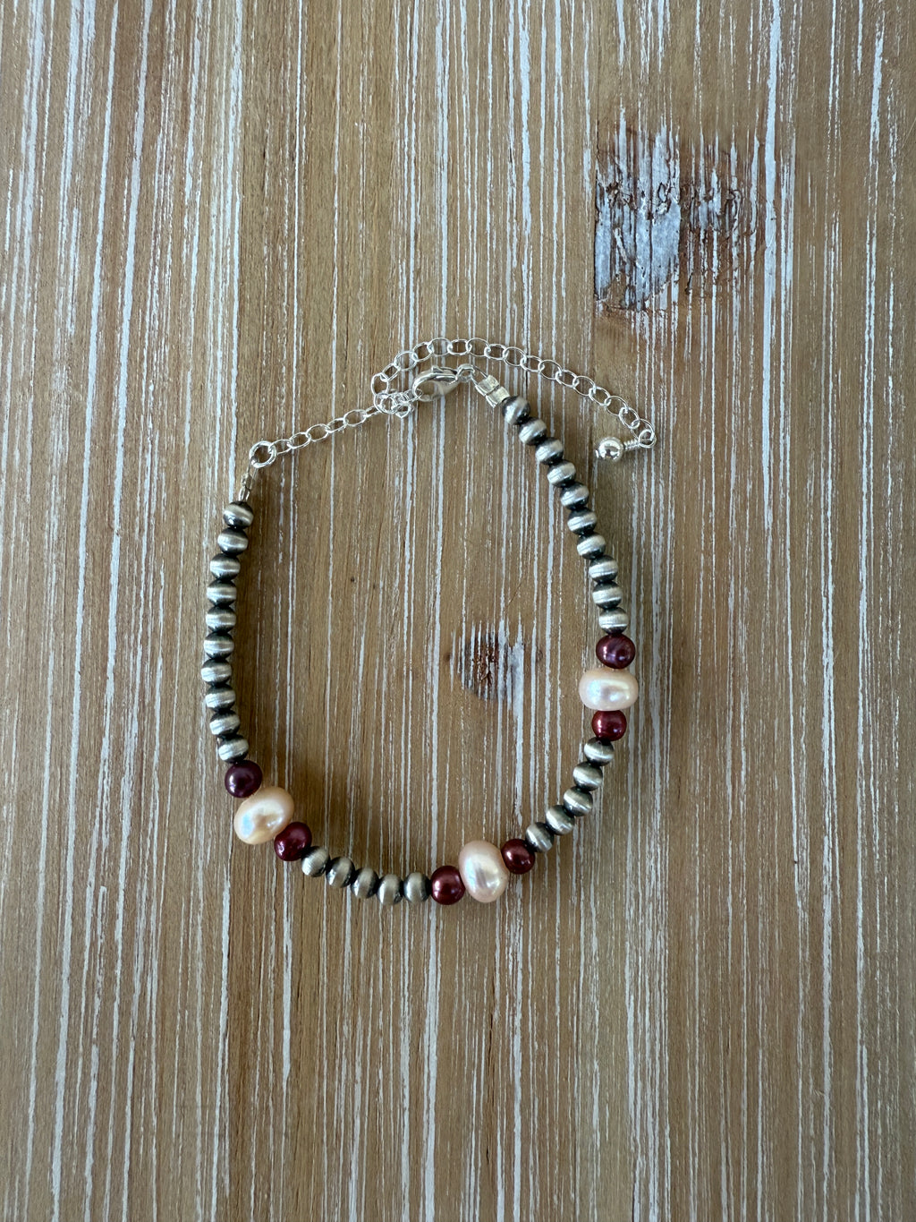 Navajo & Freshwater Pearl Bracelet