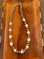 Freshwater & Sterling Pearl Necklace