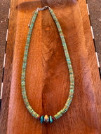 Turquoise, Spiny Oyster & Sterling Pearl Necklace