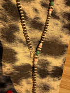 Heart Lariat Turquoise Combo Necklace