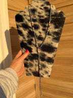 Heart Lariat Spiny Oyster Combo Necklace