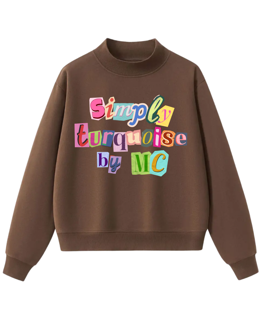 Brown Mock Neck - 6 Designs - Pre Order