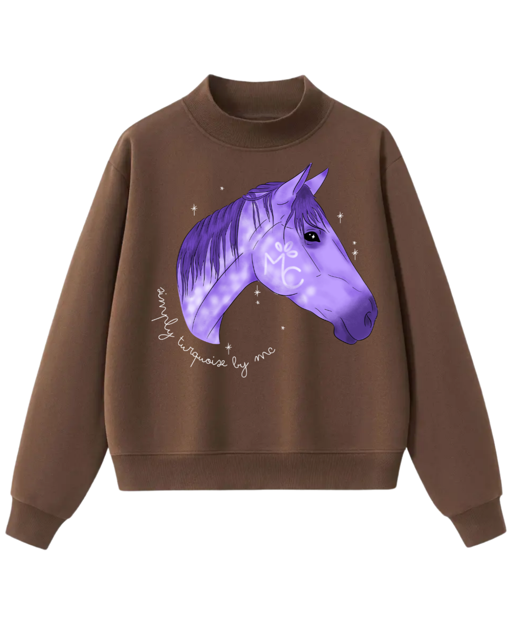 Brown Mock Neck - 6 Designs - Pre Order